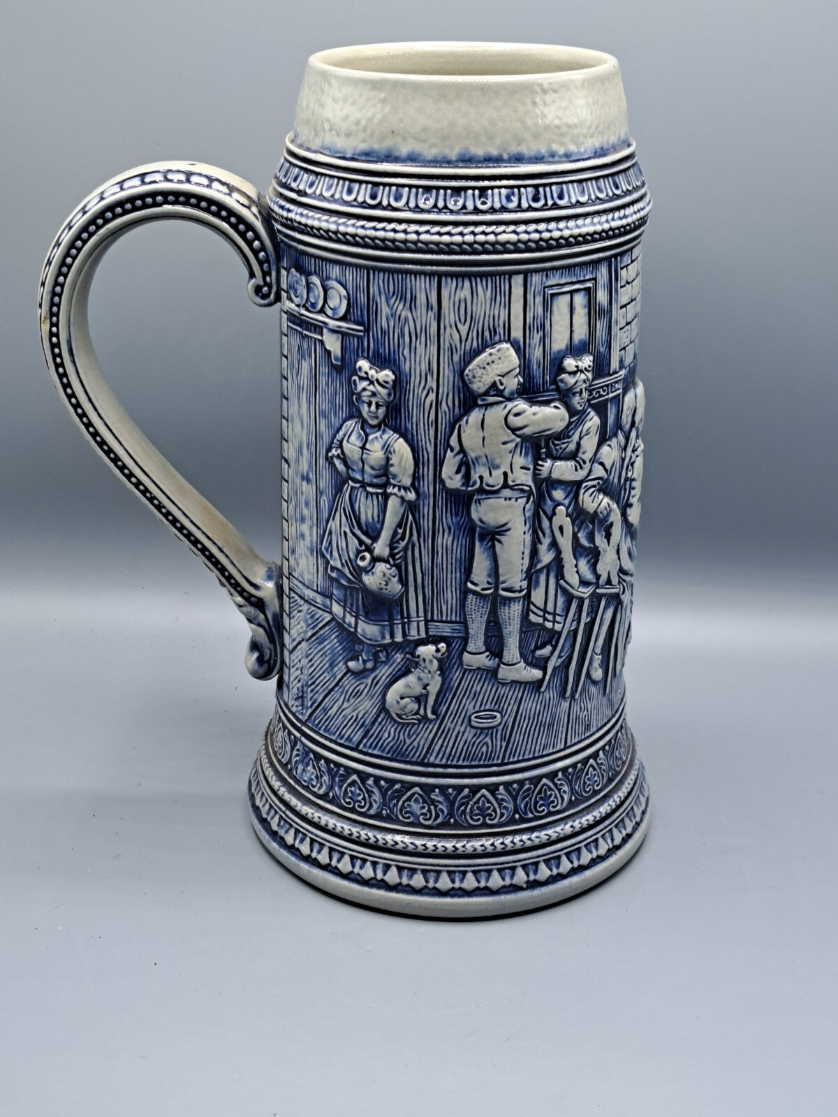 Großer Alter Bierkrug, Antiquität, Humpen, 27 cm